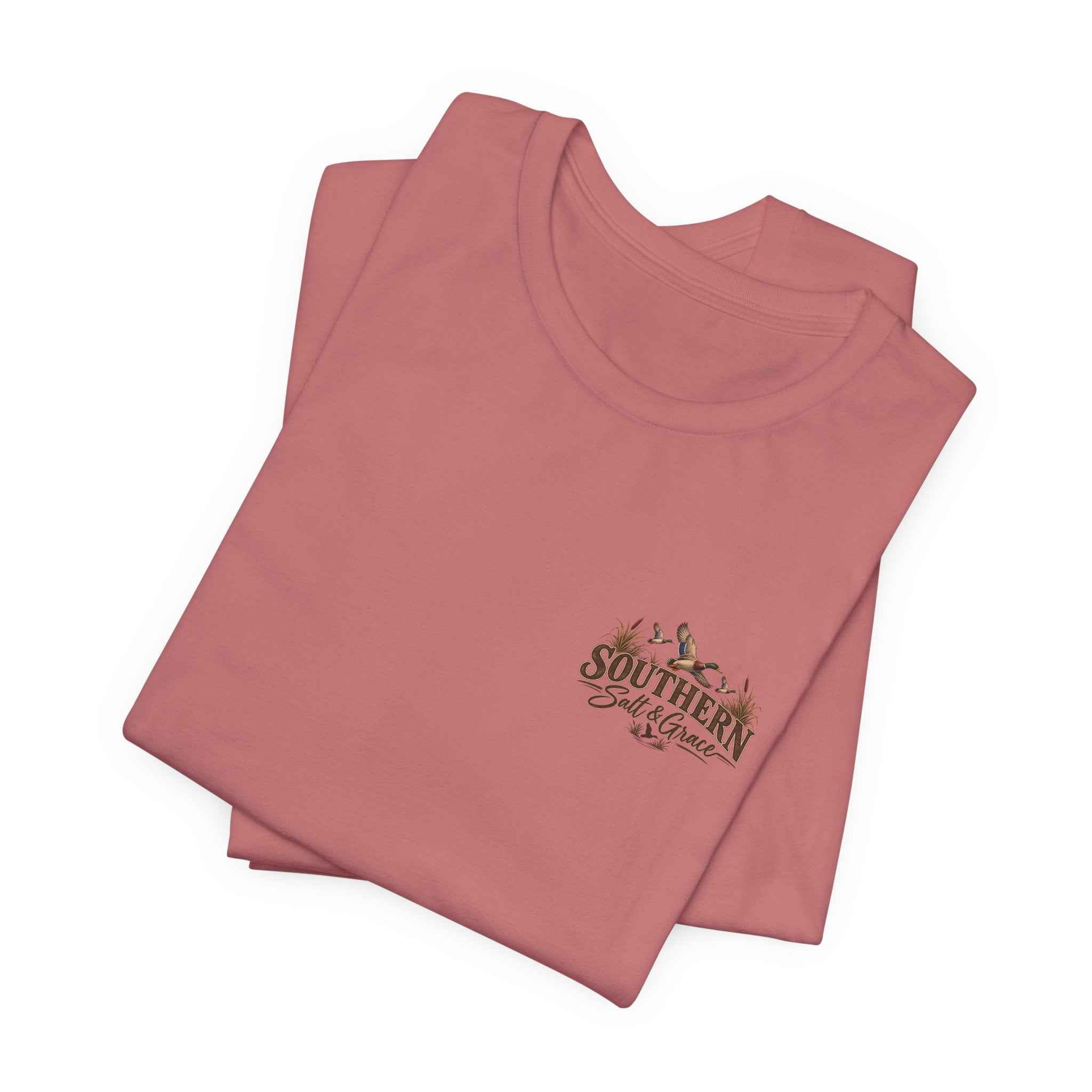 Marsh mornings yellow lab short sleeve