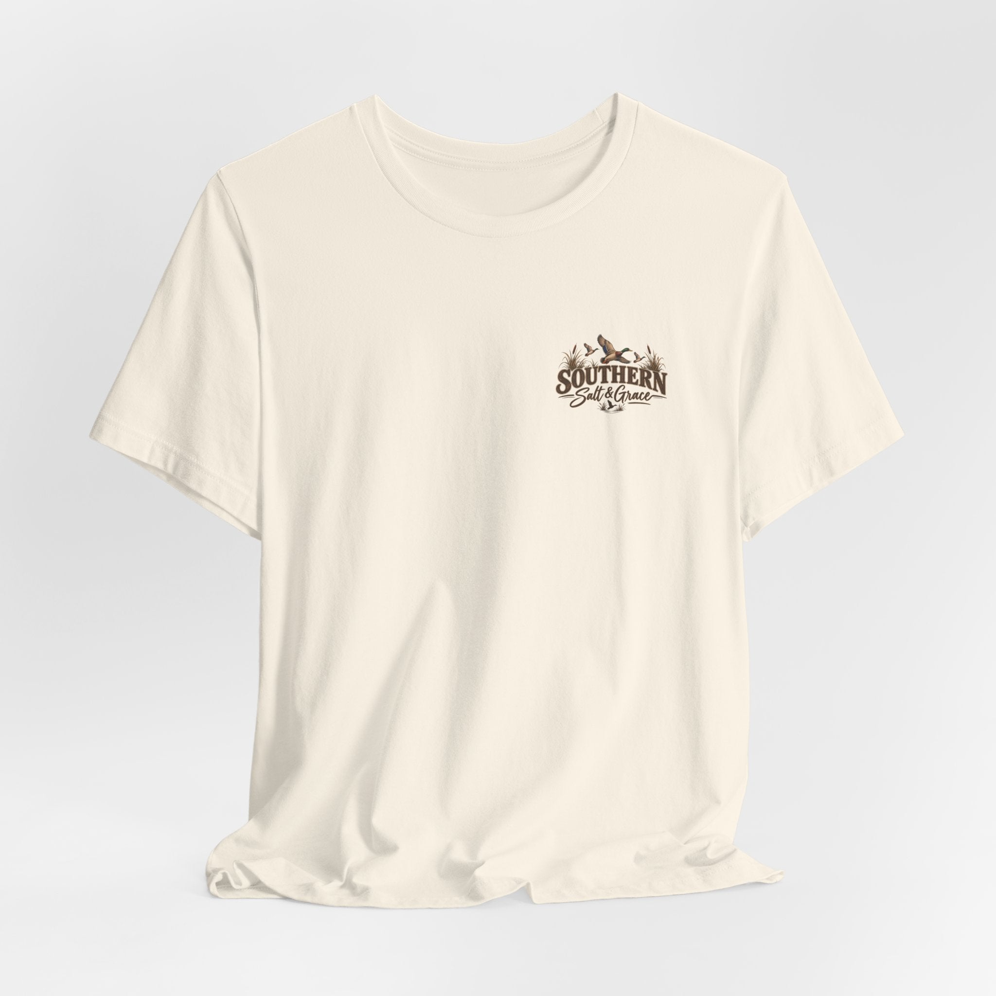 Marsh mornings yellow lab short sleeve