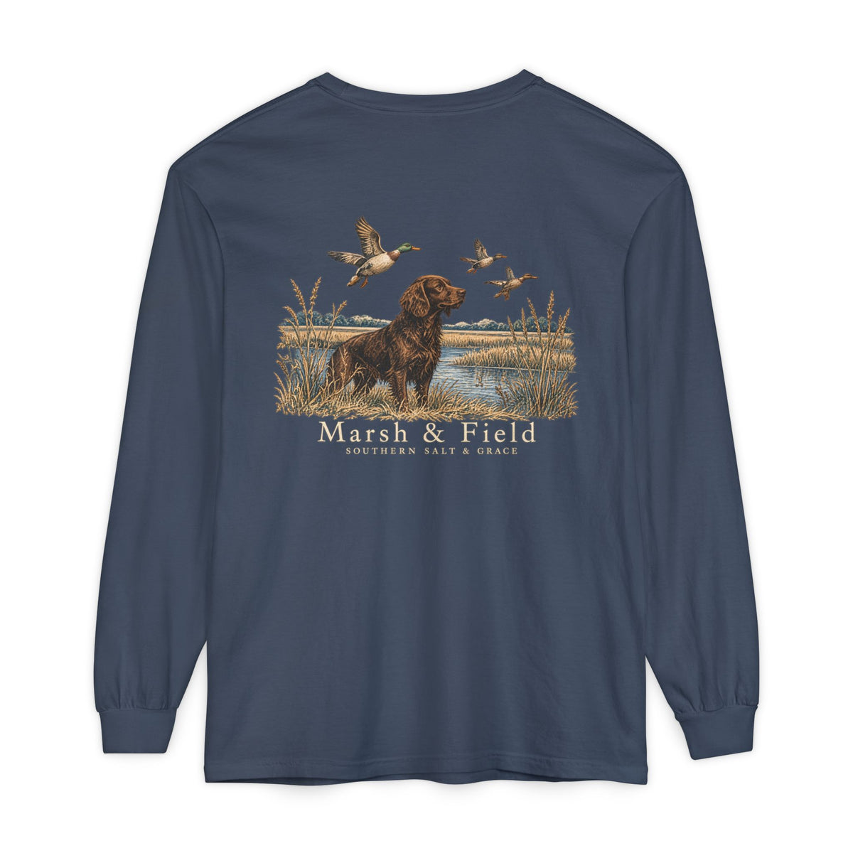 Marsh & Field Hunting Dog Long Sleeve T-Shirt