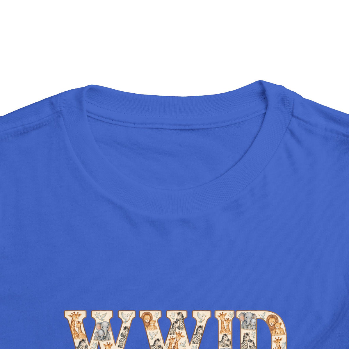 Toddler Short Sleeve Tee WWJD Noah’s Ark
