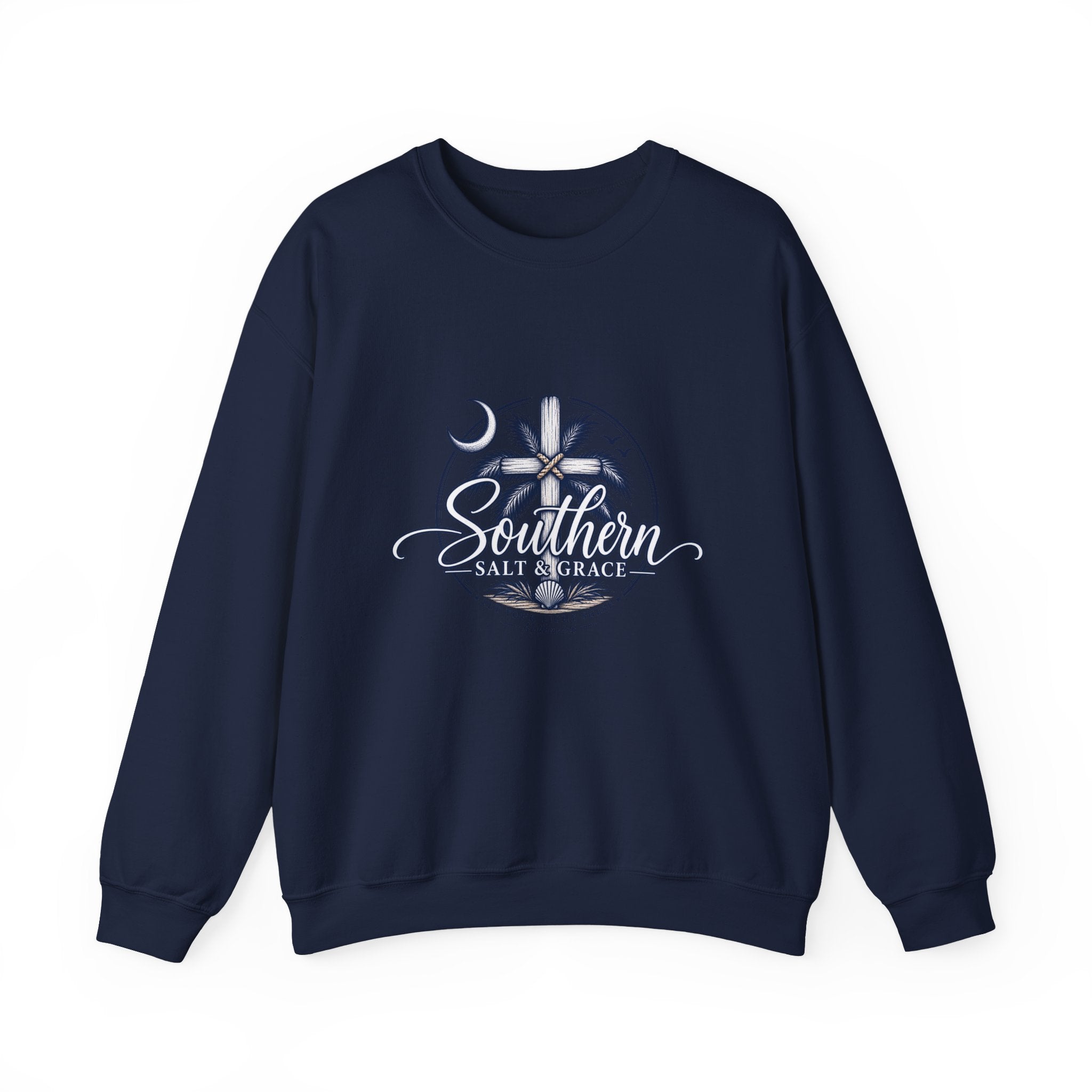 Southern Salt & Breeze Crewneck Sweatshirt — Coastal Palm Beach Vibes