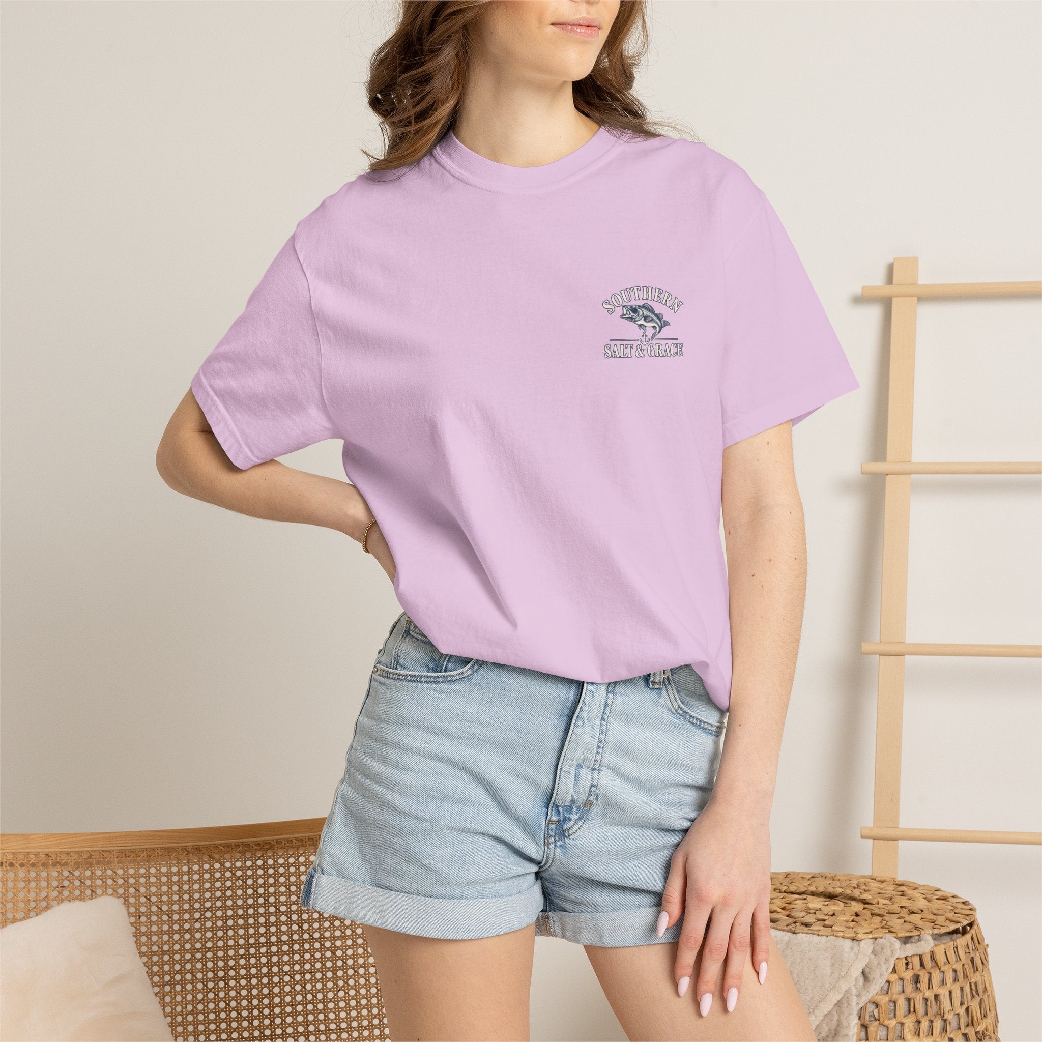 Southern salt and Grace fish t-shirt