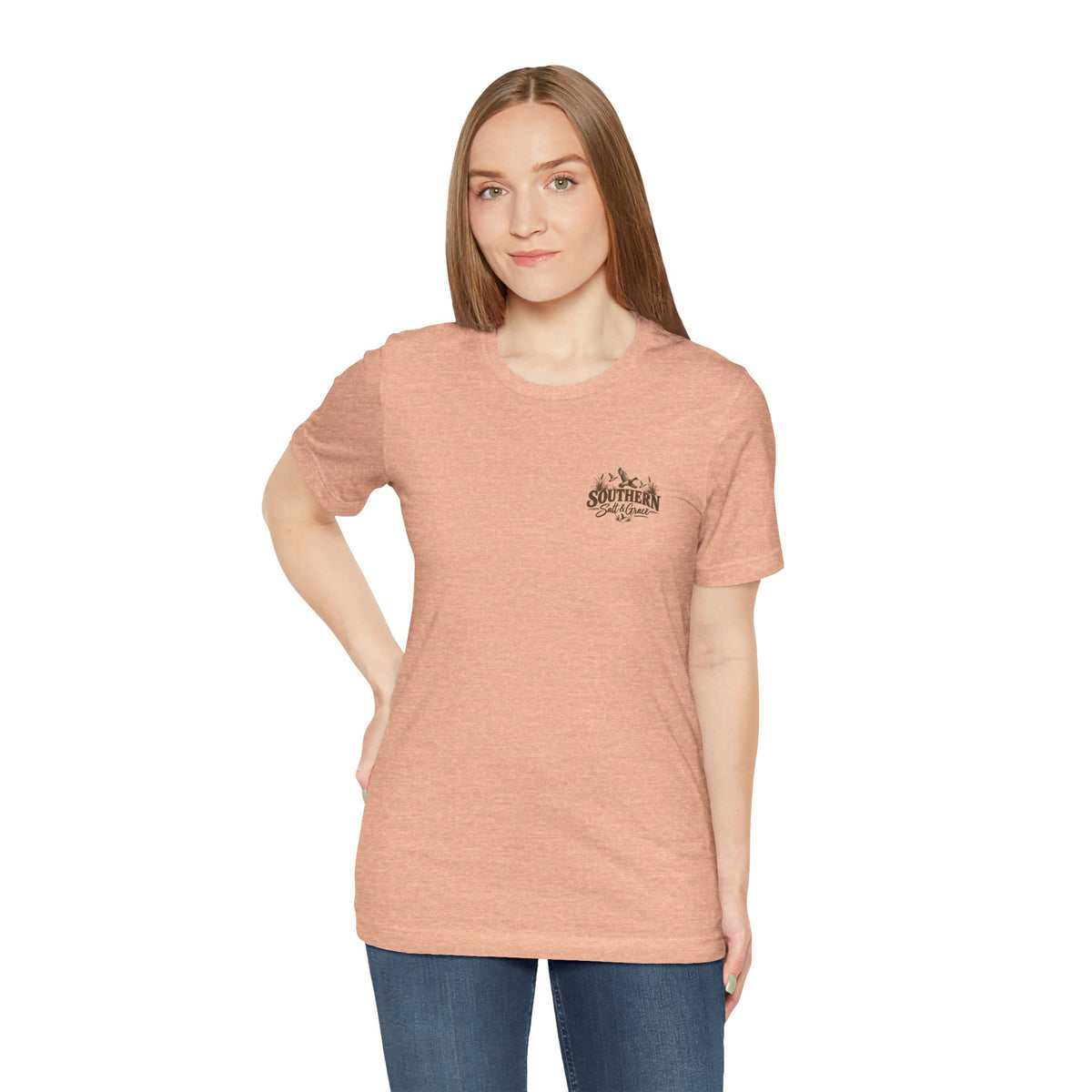 Marsh mornings yellow lab short sleeve