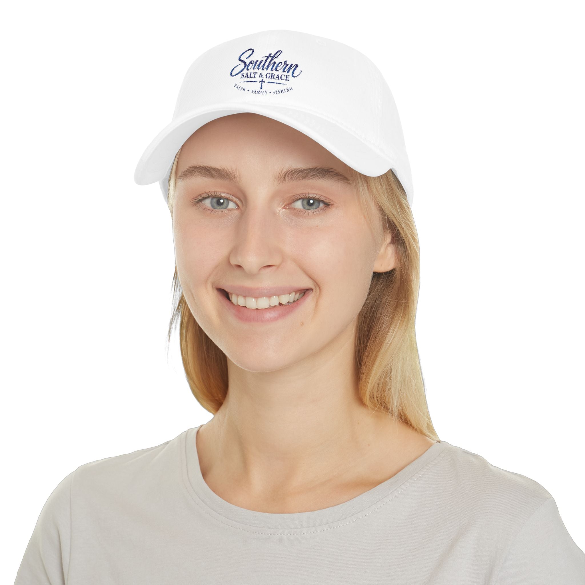 Southern Salt & Grace Embroidered Cap — Low Profile Baseball Hat
